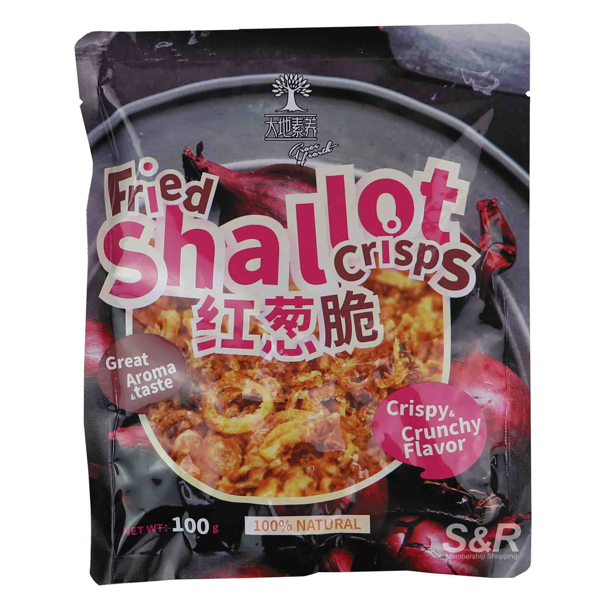 Grace of Earth Fried Shallot Crisps 100g Grace of Earth Fried Shallot Crisps 100g